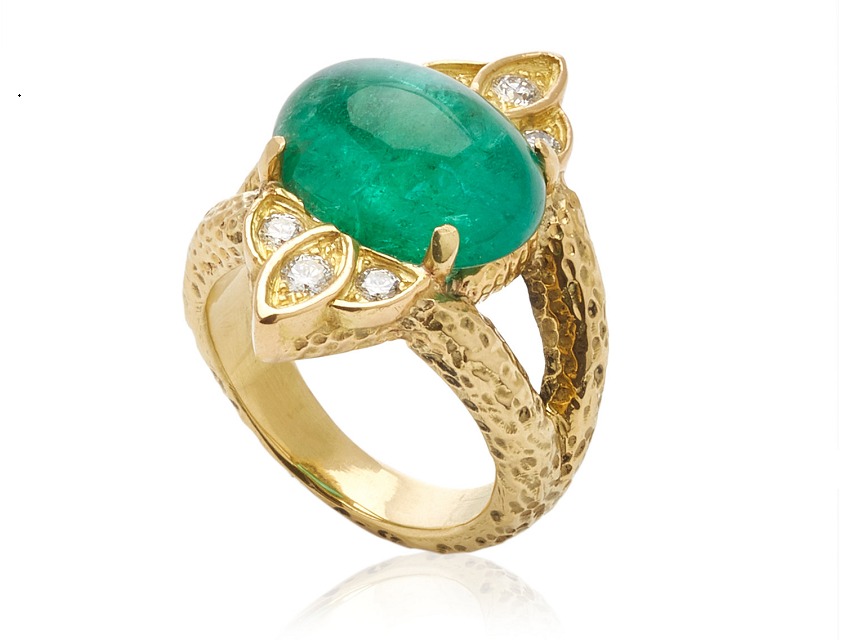 Nhẫn ngọc phỉ thúy xanh lục